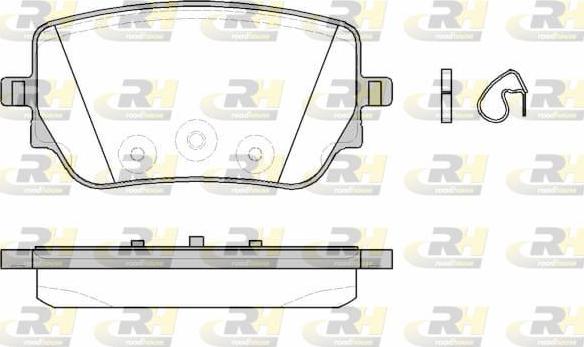 Roadhouse 21829.00 - Тормозные колодки, дисковые, комплект autospares.lv