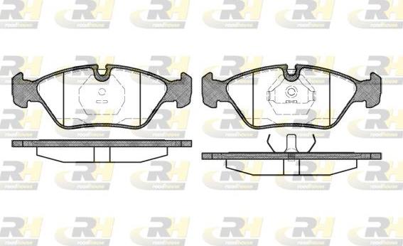 Roadhouse 2139.00 - Тормозные колодки, дисковые, комплект autospares.lv