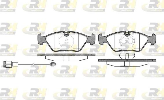 Roadhouse 2139.02 - Тормозные колодки, дисковые, комплект autospares.lv