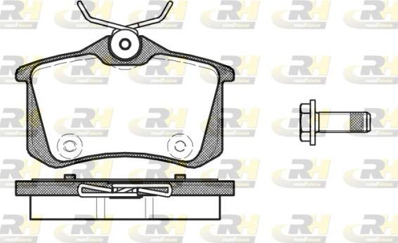 Roadhouse 21391.00 - Тормозные колодки, дисковые, комплект autospares.lv