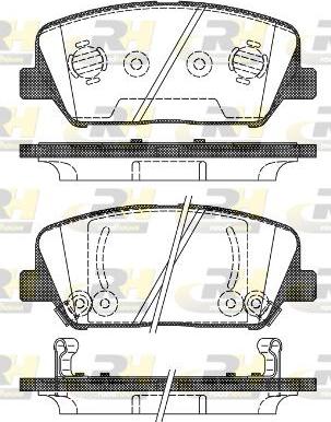 Roadhouse 21398.02 - Тормозные колодки, дисковые, комплект autospares.lv