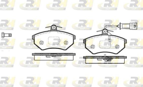 Roadhouse 2134.42 - Тормозные колодки, дисковые, комплект autospares.lv