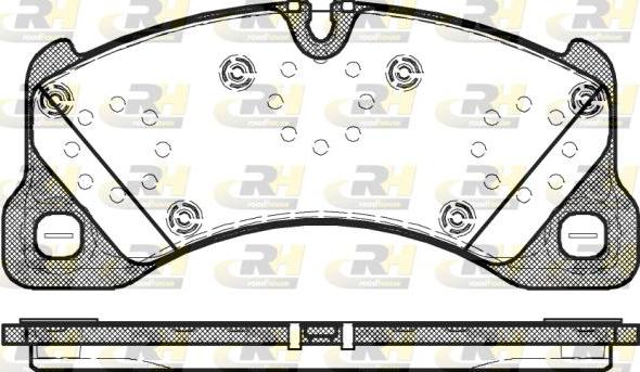 Roadhouse 21345.00 - Тормозные колодки, дисковые, комплект autospares.lv