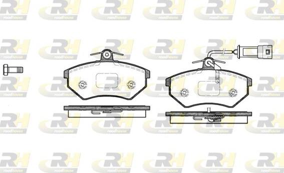 Roadhouse 2134.52 - Тормозные колодки, дисковые, комплект autospares.lv