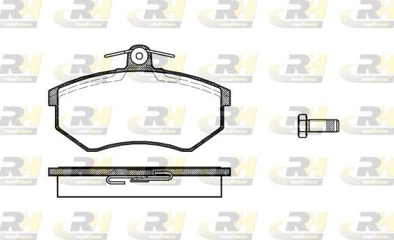 Roadhouse 2134.00 - Тормозные колодки, дисковые, комплект autospares.lv