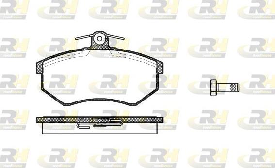 Roadhouse 2134.10 - Тормозные колодки, дисковые, комплект autospares.lv