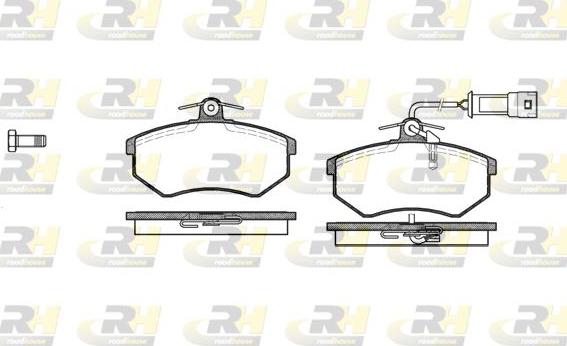 Roadhouse 2134.12 - Тормозные колодки, дисковые, комплект autospares.lv