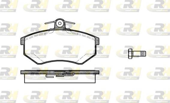 Roadhouse 2134.20 - Тормозные колодки, дисковые, комплект autospares.lv