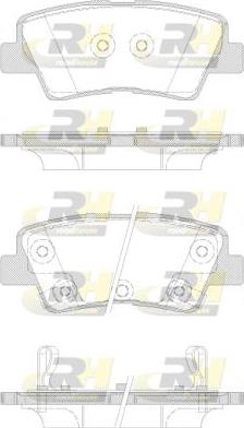 Roadhouse 21362.42 - Тормозные колодки, дисковые, комплект autospares.lv