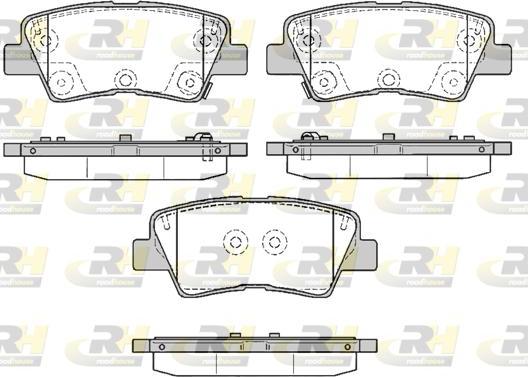 Roadhouse 21362.85 - Тормозные колодки, дисковые, комплект autospares.lv