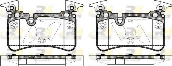 Roadhouse 21367.00 - Тормозные колодки, дисковые, комплект autospares.lv