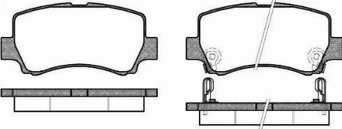 Alpha Brakes HKT-TY-042 - Тормозные колодки, дисковые, комплект autospares.lv