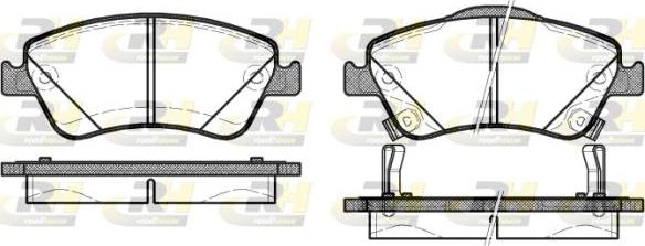 Roadhouse 21310.02 - Тормозные колодки, дисковые, комплект autospares.lv