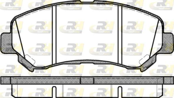 Roadhouse 21318.00 - Тормозные колодки, дисковые, комплект autospares.lv