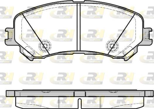 Roadhouse 21318.20 - Тормозные колодки, дисковые, комплект autospares.lv