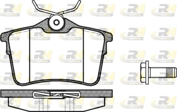 Roadhouse 21382.00 - Тормозные колодки, дисковые, комплект autospares.lv