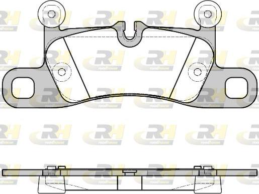 Roadhouse 21379.40 - Тормозные колодки, дисковые, комплект autospares.lv