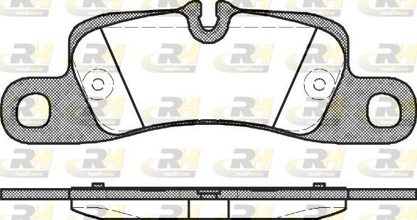 Roadhouse 21379.00 - Тормозные колодки, дисковые, комплект autospares.lv