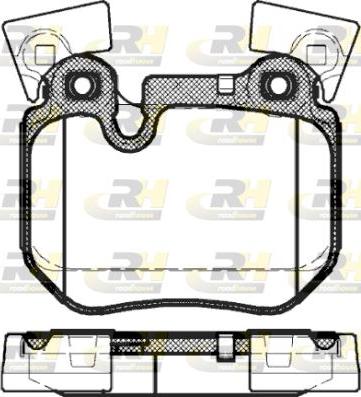 Roadhouse 21373.00 - Тормозные колодки, дисковые, комплект autospares.lv