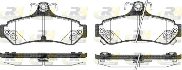 Roadhouse 21285.12 - Тормозные колодки, дисковые, комплект autospares.lv