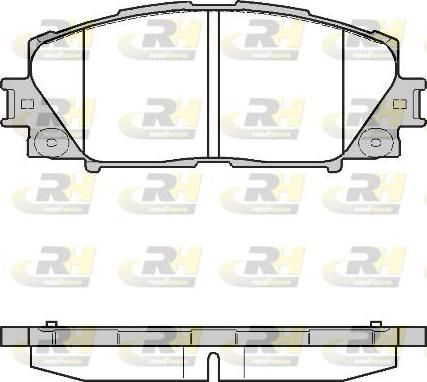 Roadhouse 21224.10 - Тормозные колодки, дисковые, комплект autospares.lv