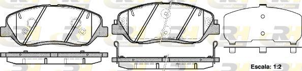 Roadhouse 21226.02 - Тормозные колодки, дисковые, комплект autospares.lv