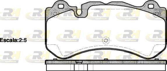 Roadhouse 21279.00 - Тормозные колодки, дисковые, комплект autospares.lv