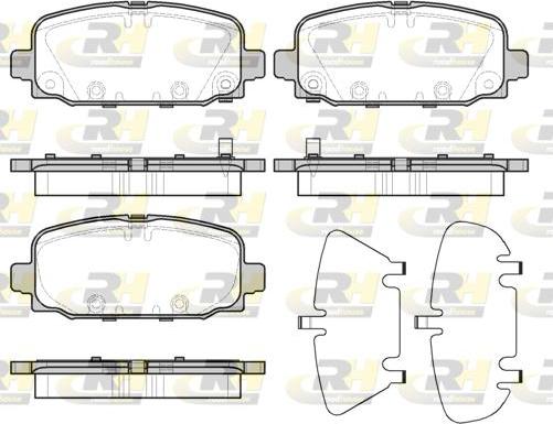 Roadhouse 21796.02 - Тормозные колодки, дисковые, комплект autospares.lv