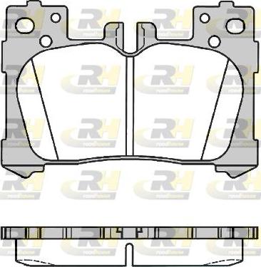 Roadhouse 21791.00 - Тормозные колодки, дисковые, комплект autospares.lv