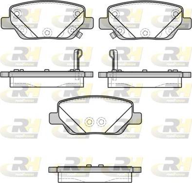 Roadhouse 21700.02 - Тормозные колодки, дисковые, комплект autospares.lv