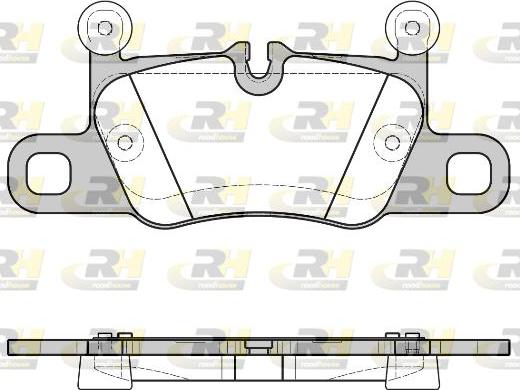 Roadhouse 21714.00 - Тормозные колодки, дисковые, комплект autospares.lv