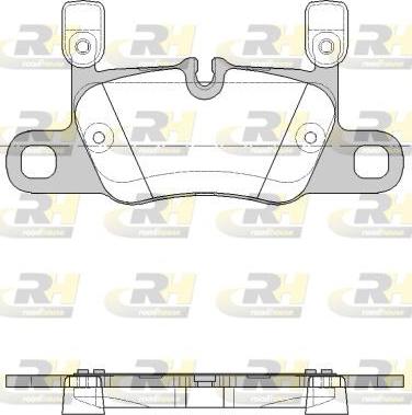 Roadhouse 21714.20 - Тормозные колодки, дисковые, комплект autospares.lv