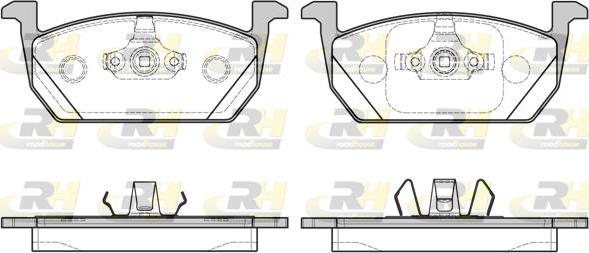 Roadhouse 21710.00 - Тормозные колодки, дисковые, комплект autospares.lv