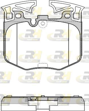 Roadhouse 21711.00 - Тормозные колодки, дисковые, комплект autospares.lv