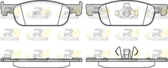 Roadhouse 21718.00 - Тормозные колодки, дисковые, комплект autospares.lv