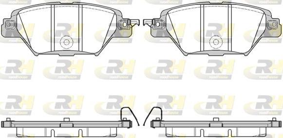 Roadhouse 21712.04 - Тормозные колодки, дисковые, комплект autospares.lv