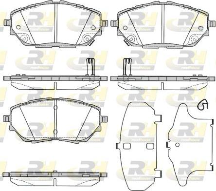 Roadhouse 21786.02 - Тормозные колодки, дисковые, комплект autospares.lv