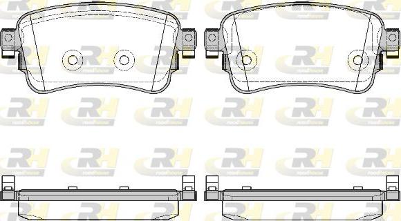 Roadhouse 21720.00 - Тормозные колодки, дисковые, комплект autospares.lv