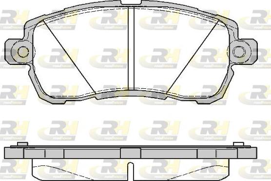 Roadhouse 21728.00 - Тормозные колодки, дисковые, комплект autospares.lv