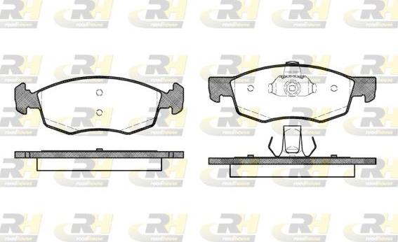 Roadhouse 2172.30 - Тормозные колодки, дисковые, комплект autospares.lv