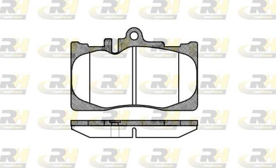 Roadhouse 2890.00 - Тормозные колодки, дисковые, комплект autospares.lv