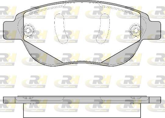 Roadhouse 2841.40 - Тормозные колодки, дисковые, комплект autospares.lv