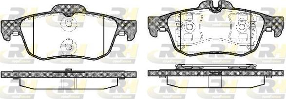 Roadhouse 2842.60 - Тормозные колодки, дисковые, комплект autospares.lv