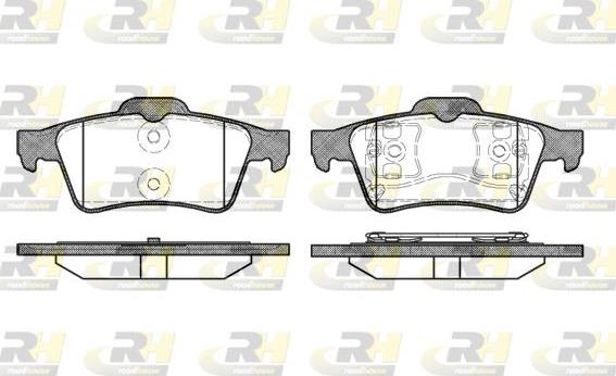 Roadhouse 2842.00 - Тормозные колодки, дисковые, комплект autospares.lv