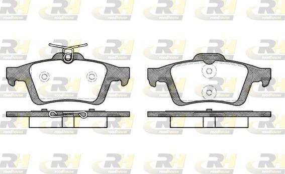 Roadhouse 2842.30 - Тормозные колодки, дисковые, комплект autospares.lv