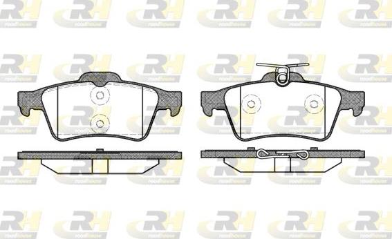 Roadhouse 2842.20 - Тормозные колодки, дисковые, комплект autospares.lv