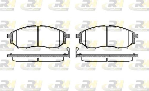 Roadhouse 2852.14 - Тормозные колодки, дисковые, комплект autospares.lv