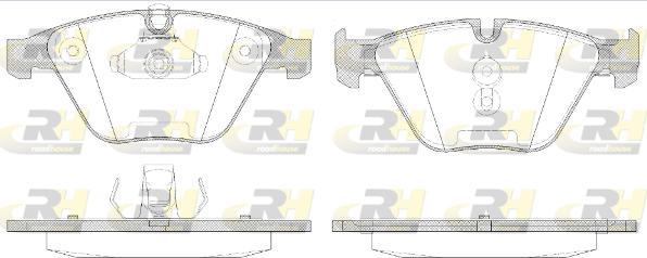 Roadhouse 2857.50 - Тормозные колодки, дисковые, комплект autospares.lv