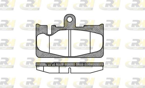 Roadhouse 2889.00 - Тормозные колодки, дисковые, комплект autospares.lv