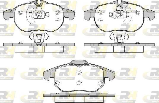 Roadhouse 2888.20 - Тормозные колодки, дисковые, комплект autospares.lv